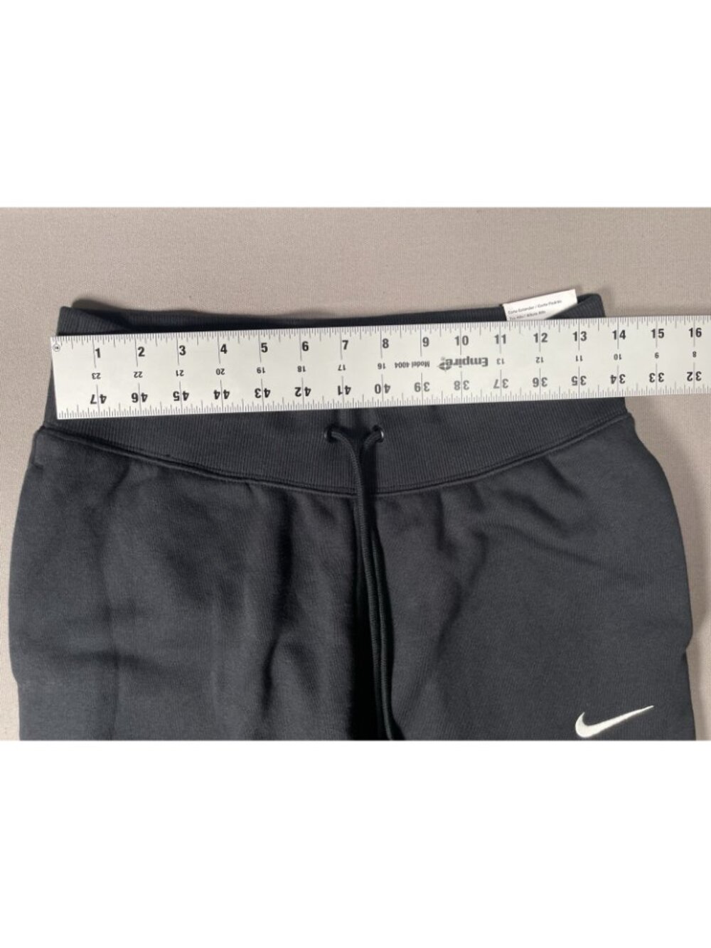 NWT Nike Phoenix High Rise Fleece Black Jogger Pants - Women Size Small X 30 - Picture 14 of 14